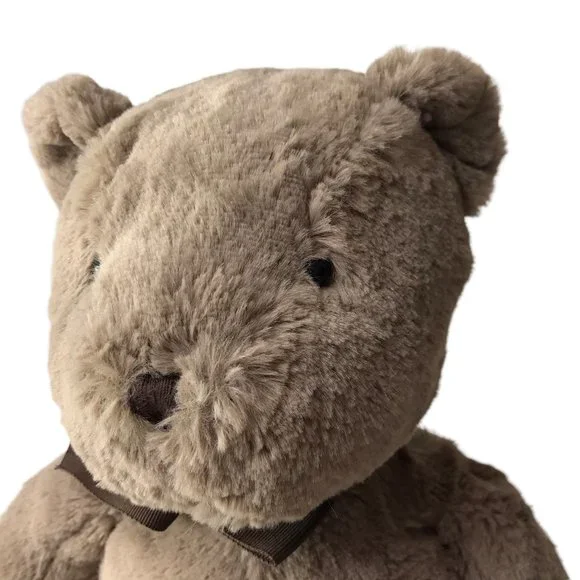 Pottery Barn Kids Teddy Bear Soft Toy Stuffed Animal. Brown. Medium. - Picture 3 of 10